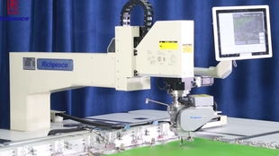 富怡鎖四邊被芯自動化生產線在防護用品生產中的創新應用